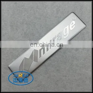 Competitive Price Silver Custom Brushed Badge Aluminum Label thumbnail-1