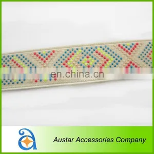 Excellent Quality Hot Sale Woven Elastic Tape for Sandal Decoration thumbnail-1