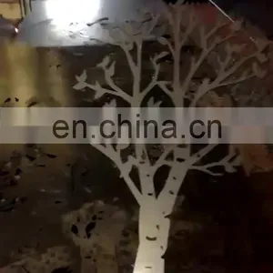 Weathering Corten Steel Laser Cutting Panel for Fence & Screen thumbnail-1