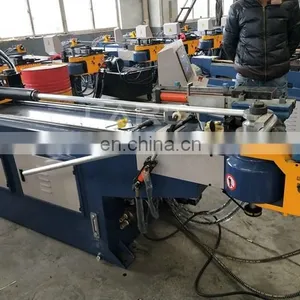 DW50CNC Fully Automatic 2 Axis CNC Rotary Draw Tube Pipe Bending Machine With Extension Mandrel Length thumbnail-3