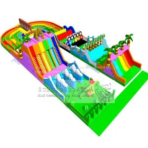 Cute Style PVC Bouncy Castle Obstacle Course for Sale thumbnail-1