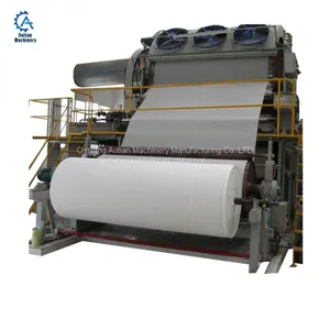 Waste Pulp Paper Recycle Machine Toilet Tissue Paper Making Machine Tissue Paper Machine Automatic thumbnail-2