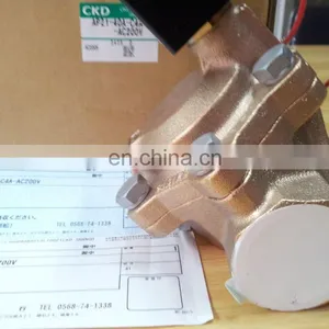 CKD Brass Water Solenoid Valve AP21-40A-C4A-AC200V thumbnail-4