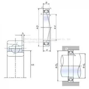 NSK 40BER19H Angular Contact Ball Bearings thumbnail-2