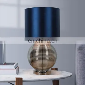 New Arrival Living Room Lighting Glass Base Bedside Study Table Lamp for Home Decor thumbnail-2