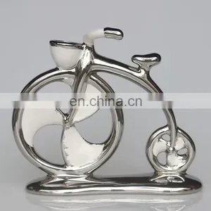 Modern Creative Design Crafts Exquisite Bicycle Shape Ceramic Office Home Living Room Decoration Ornaments thumbnail-5