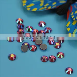 High Quality Ss20 Crystal Rose ab Colour Hotfix Wedding Dress Crystal Stones thumbnail-3