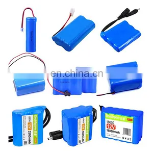 Customizable DIY li Ion 3.7v 7.4v 12v 14.8v 2AH 3AH 6AH 8AH 10Ah 15AH 16AH 18AH 21Ah 18650 Battery Pack for Solar Storage thumbnail-1