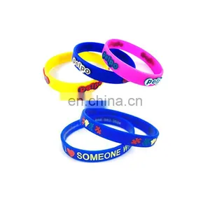 High Quality Rubber Silicone Bracelet Wrist Bands Sport Customized Silicon Wristband thumbnail-2