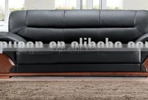 Oupusen 1 1 3 Black Home Wooden Sofa Set thumbnail-1