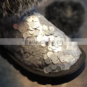 C22528B Fashion Sale Children Winter Warm Boots Sequin Boots thumbnail-2