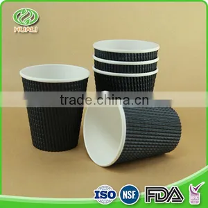 Resistance Moisture Ripple Paper Coffee Disposable Cups 24 oz Supplier's Choice thumbnail-1