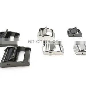 Hot Selling Safty 25mm Duty Metal Black Ratchet Trimming Cam Lock Buckle For Bag thumbnail-5