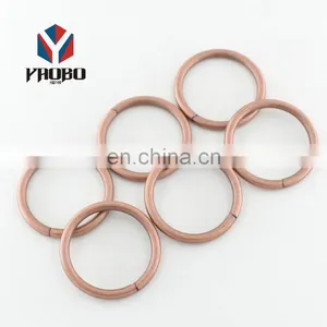 Fashion High Quality Metal Black Round O Ring thumbnail-5