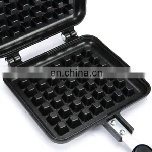 Commercial Classic Machine Iron Pan 2 Slice Shapes Waffle Maker thumbnail-5