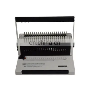 21 Holes Comb Paper Binding Machine Hardcover Book Binding Machine Price thumbnail-1