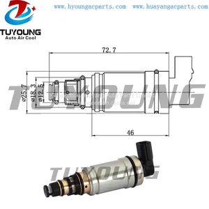 TUYOUNG HY-CR72 CALSONIC CSE613 Auto A/c Pump Control Valve BMW 64509145351 thumbnail-1