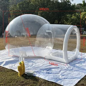 Transparent Inflatable Bubble House for Outdoor Using With Full Sets of Accessories and Balloons thumbnail-4