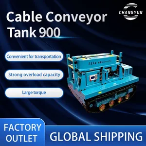 CHANGYUN Tank 900 Enhanced Crawler-Type Cable Conveyor (8000N Force, 2-24cm Cable) thumbnail-1