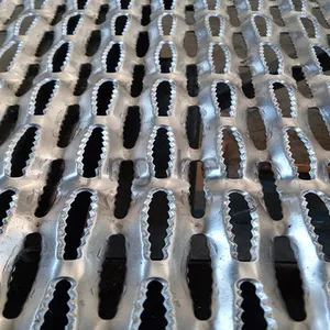 Customized and Galvanized Anti-skid Plate With Crocodile Mouth Metal Sheet for Safety Grating thumbnail-1