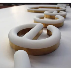 Factory Direct Baked Paint Finish Backlit Letter Electronic Signs Channel Letter For Storefront Sign Domed Led Letters thumbnail-3