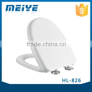 HL-826 MEIYE UF 410*350*53mm Round Soft-closing Toilet Seat Cover Ramp Down Toilet Lid thumbnail-1
