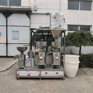 Automatic Vacuum Soybean Milk Grinder With Horizontal Dreg Stirring and Separating Equipment for Pulp and Dreg Separation thumbnail-3