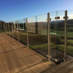 Glass Guardrail Support Post for Commercial Interiors thumbnail-4