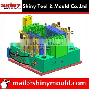 Solid Stackable Plastic Crate Moulding thumbnail-2