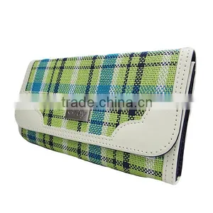Beautiful Stylish Multiple Card Slots Knitting Paper Long Wallet thumbnail-4