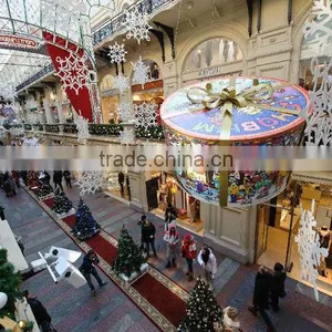 Newest Snow Christmas Decorations Hanging Festival Decoration Gift Box thumbnail-1