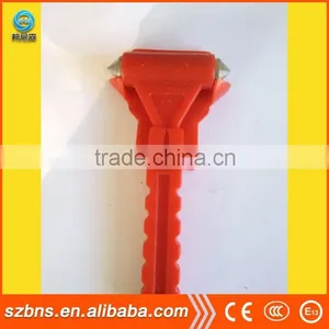 3 in 1 Mini Car Emergency Safety Tool Hammer w/ Keychain thumbnail-1