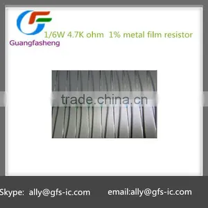 1/6W 4.7K Ohm Resistor 1% Metal Film Resistor thumbnail-1