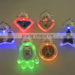 Mixed Wholesale 6 Styles 5 Colors Led Light Pet Pendant Dog Tag Pendant thumbnail-5