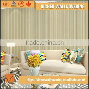 Professional Manufacturer Eco-Friendly PVC Material Top Quality Latest Design Printable Wallpaper Material thumbnail-1