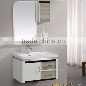 A Bathroom Cabinet With an Irregular Mirror (EAST-25068) thumbnail-1