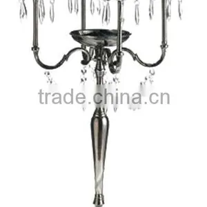 Cast Aluminum 4 Candle Stand Candelabra/ Table Top/ Floor Candelabra for Home/ Hotel/ Restaurant/ Wedding/ Party Centerpiece thumbnail-1