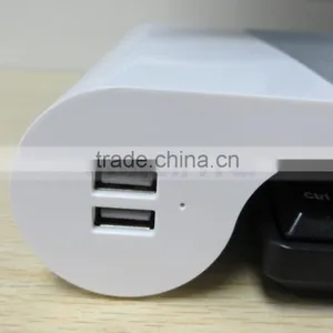 Metal Computer USB Charger Adapter Holder for Keyboard thumbnail-3