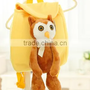 Plush Owl Backpack/owl Backpakcs Plush/cute Owl Backpacks thumbnail-1