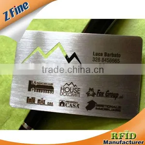 HOT!!!metal Playing Card With High Quality /stainless Steel Metal Business Cards thumbnail-1