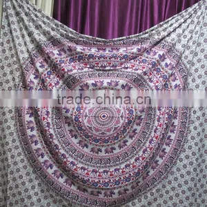 Mandala Cotton Tapestry Indian Ethnic Throw Sheets thumbnail-3