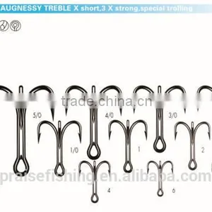 White Nickle High Carbon Steel PR-8626 O'SHAUGNESSY Wholesale Fishing Hook thumbnail-1
