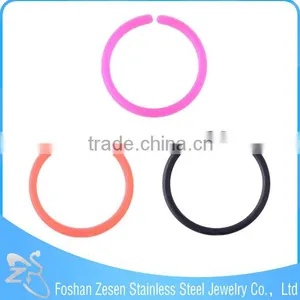 Color Round Shape Body Jewelry Designs Of Nose Rings thumbnail-4
