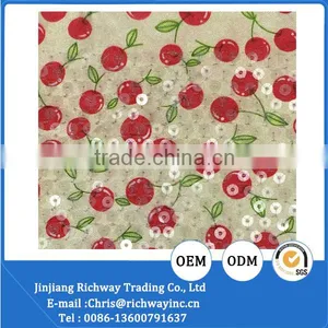 Sequin Tulle Fabric Soft Material for Shoe Lining thumbnail-1