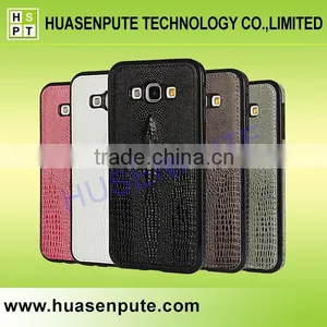 Crocodile Leather TPU Back Shell Case Skin Cover For Samsung Galaxy A8 thumbnail-1