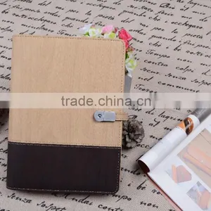 2015 Fashion Custom Multifunction Business Leather Factory Power Bank Notebook Quality Choice thumbnail-4