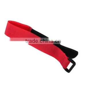 Reusable Nylon Hook Loop Strap Tie Down Wrap Cable Cord 2x20cm thumbnail-3