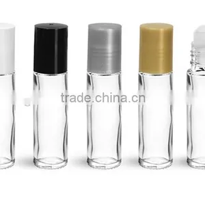Refillable Roll on Sealing Glass Bottle Glass Roller Bottle for Personal Care thumbnail-1