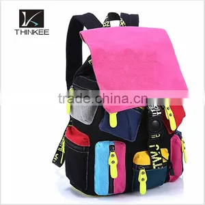 Fashion Design Canvas Sports Backpack/teenagers Fashion Sports Backpack Bag thumbnail-2