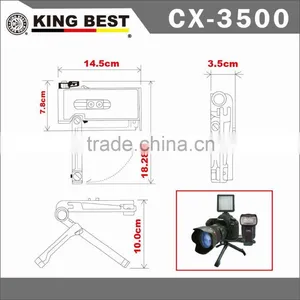 KINGBEST CX-3500 Meal Tripod /camera Tripod / Flash Bracket / Portable Tripod / Tripod/Table Tripod thumbnail-3